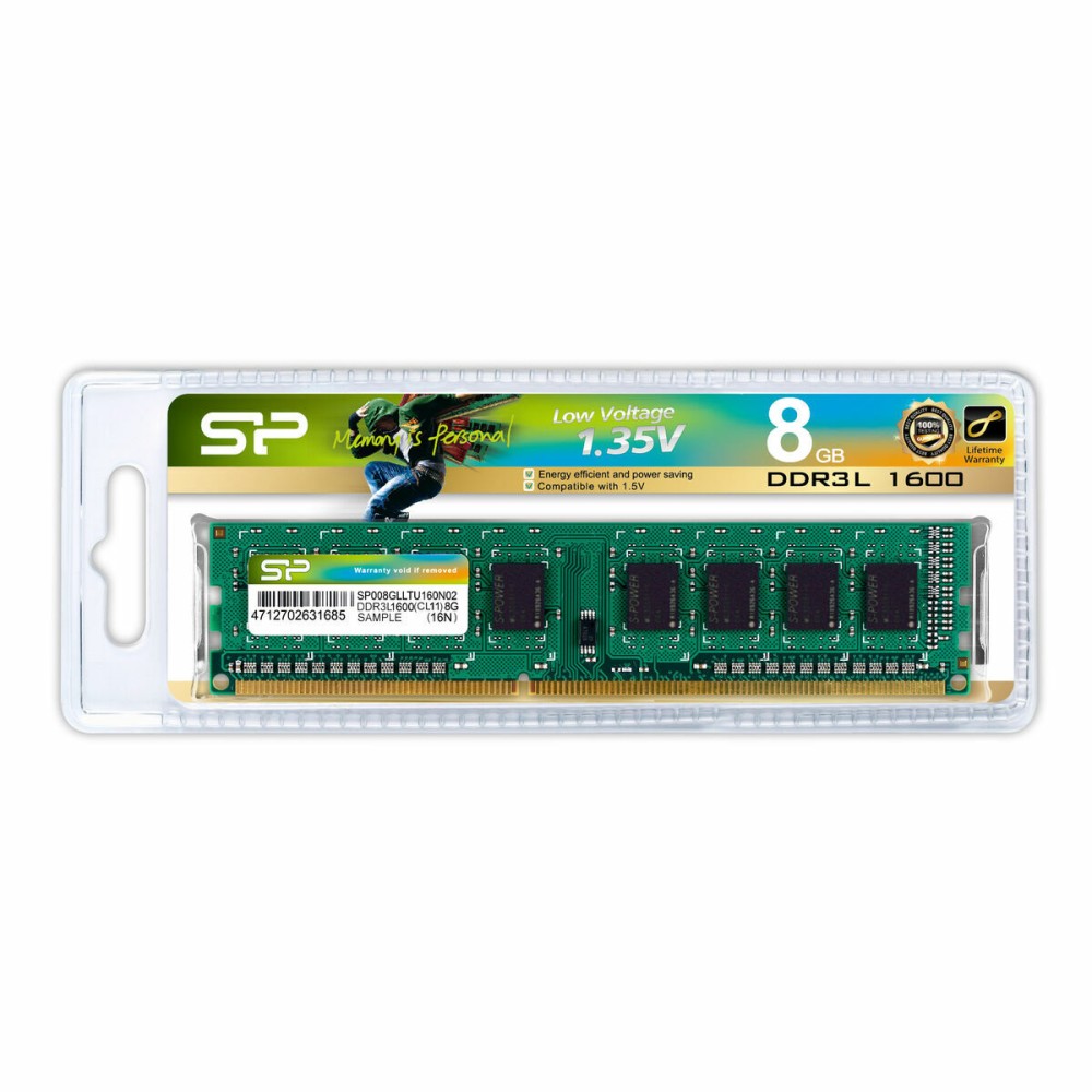 Μνήμη RAM Silicon Power SP008GLLTU160N02 CL11 8 GB