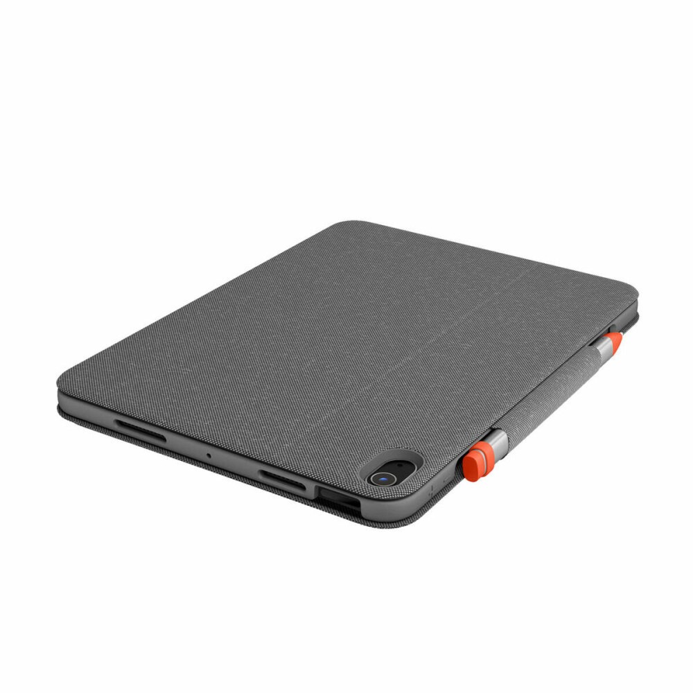 Θήκη Tablet και πληκτρολογιού Logitech iPad Air 2020 Γκρι Ισπανικό Qwerty QWERTY