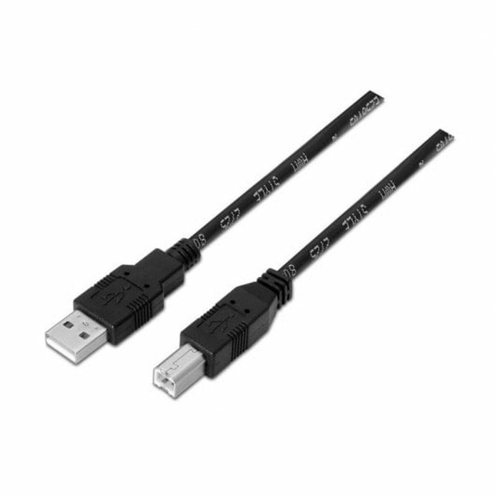 Καλώδιο USB 2.0 A σε USB B NANOCABLE 10.01.0105-BK Μαύρο 4,5 m