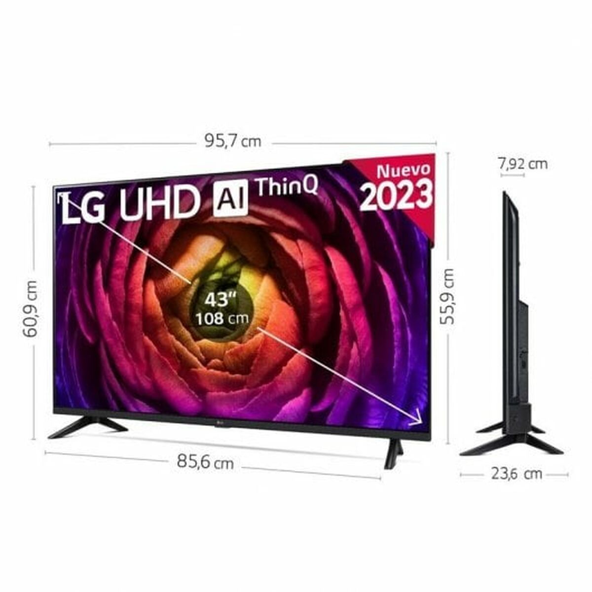 Smart TV LG 43UR73006LA Wi-Fi LED 43" 4K Ultra HD