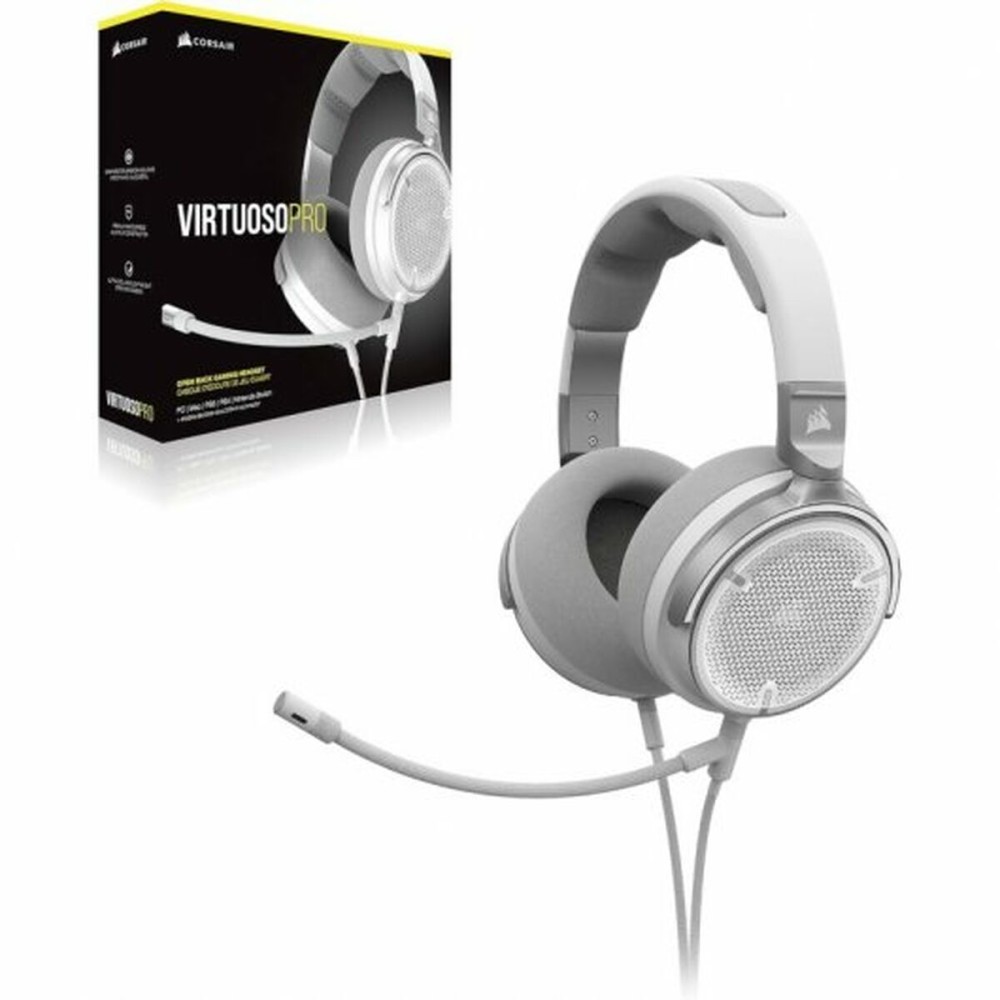 Ακουστικά με Μικρόφωνο Corsair Virtuoso Pro Λευκό
