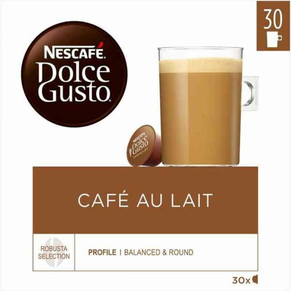 Κάψουλες για καφέ Dolce Gusto Cafe Au Lait (3 Μονάδες) (1 μονάδα) (30 Μονάδες)