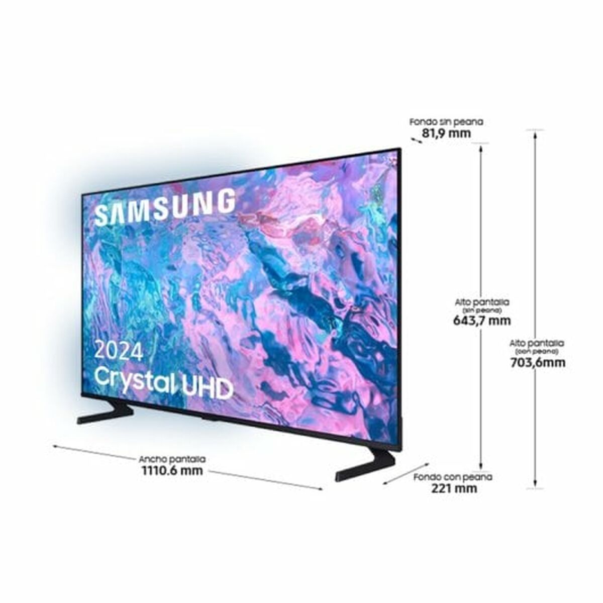 Smart TV Samsung TU43CU7095UXXC 4K Ultra HD 50"