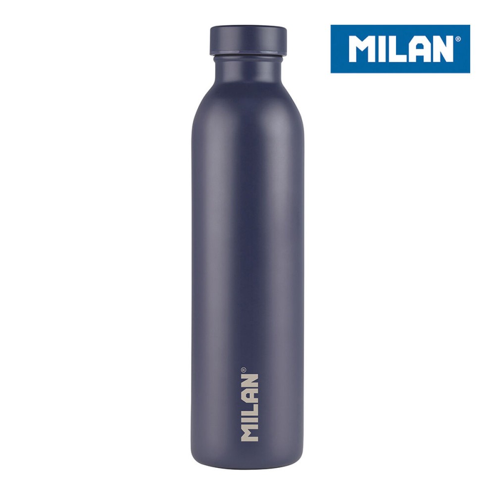 Ανοξείδωτο Θερμικό Mπουκάλι Milan Ναυτικό Μπλε 591 ml
