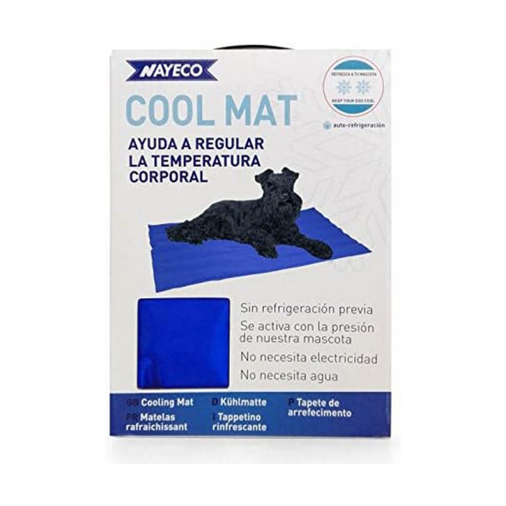 Χαλί Σκύλου Nayeco Cool mat Μπλε ψυκτικό τζελ (50 x 40 cm)