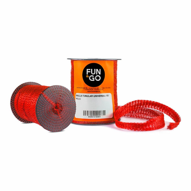 Tubular netting for packaging Fun&Go Universal-100 Κόκκινο 25 m