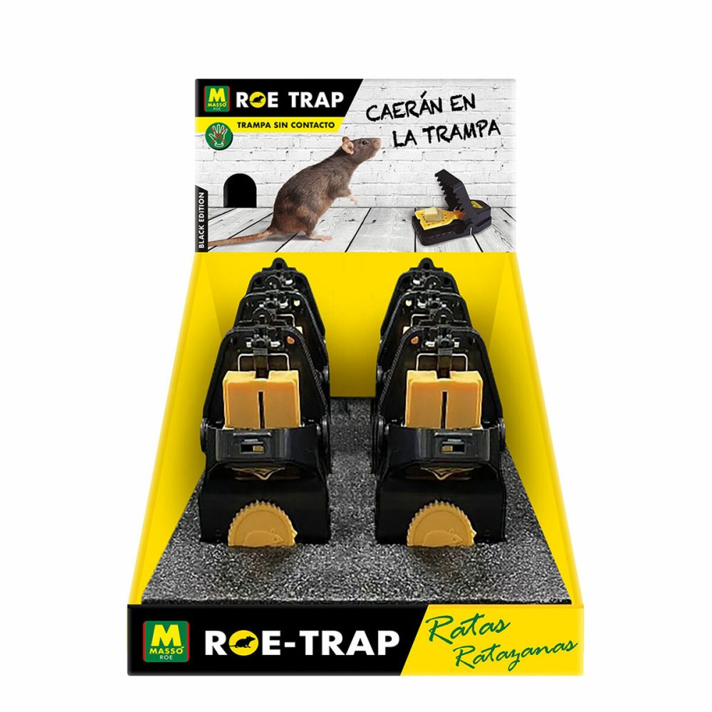 Παγίδα για αρουραίους Massó Roe-Trap Black Edition 231702 15,2 x 8 x 7,3 cm