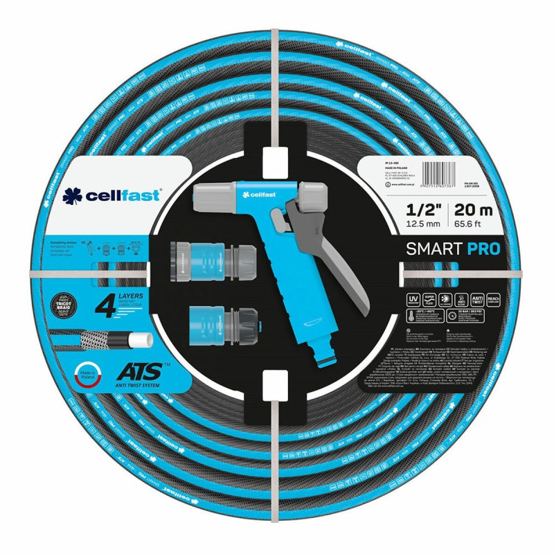 Σετ σωλήνων με αξεσουάρ Cellfast Smart Pro Ats PVC 20 m Ø 12,5 mm