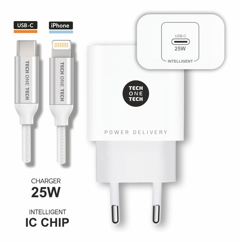Dockstation Tech One Tech Λευκό 25 W
