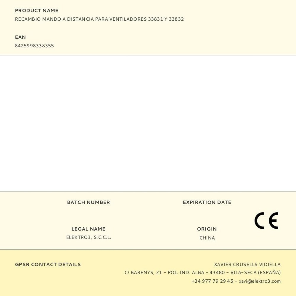 Τηλεχειριστήριο EDM 33835