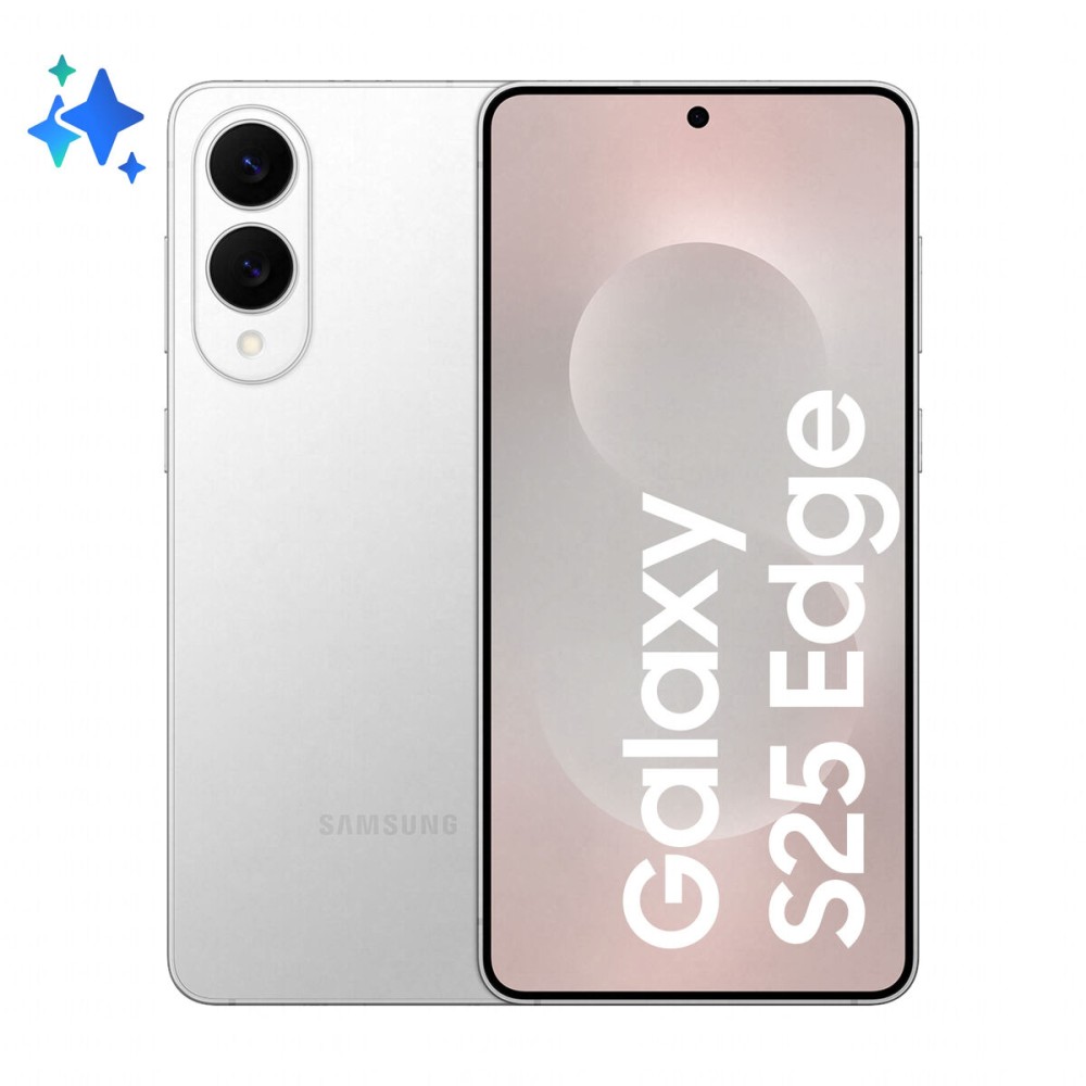 Smartphone Samsung GALAXY S25 EDGE 6,7" Qualcomm Snapdragon 8 Elite 12 GB RAM 512 GB Ασημί
