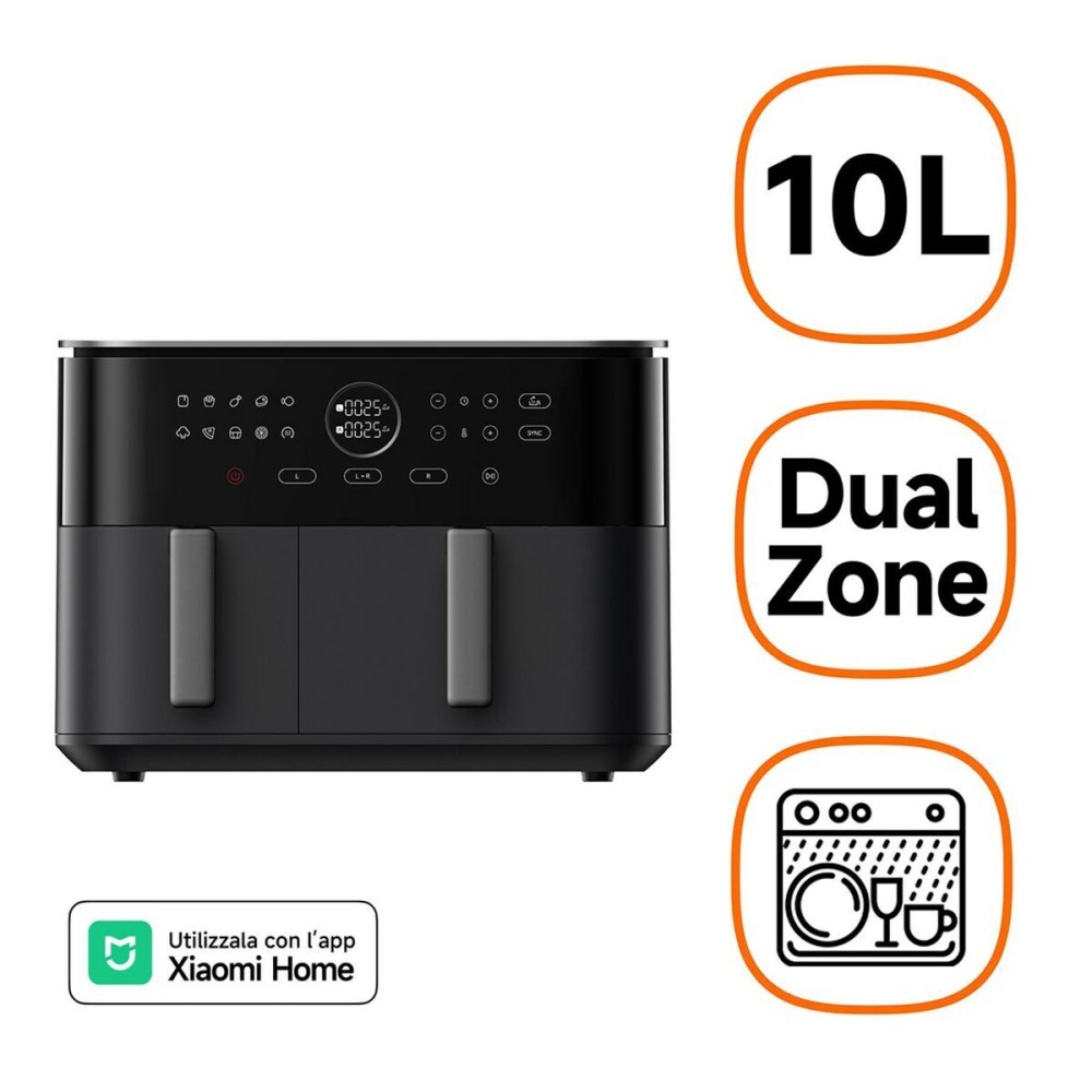 Φριτέζα με Αέρα Xiaomi DUAL ZONE AF 10L Μαύρο 2700 W 10 L