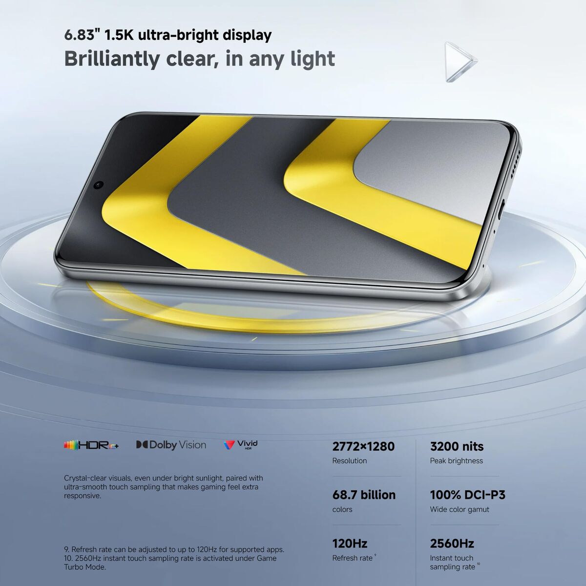 Smartphone Poco M8 PRO 12 GB RAM 512 GB Ασημί