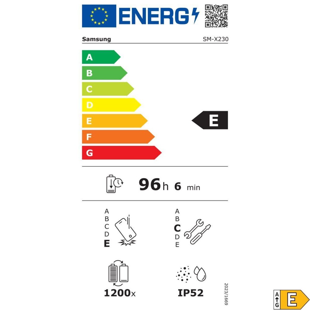 Tablet Samsung TAB A11 PLUS SM-X230N 11" 6 GB RAM 128 GB Ασημί