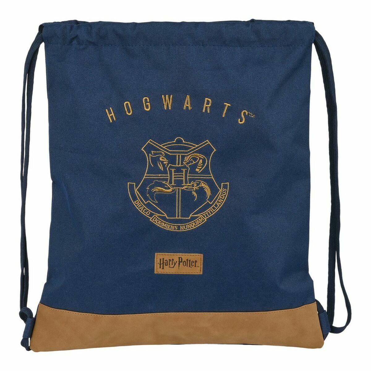Σχολική Τσάντα με Σχοινιά Harry Potter Ναυτικό Μπλε 35 x 1 x 40 cm