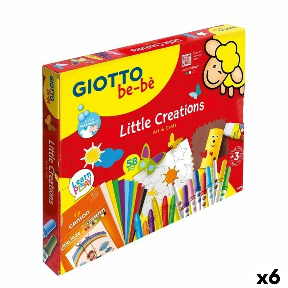 Σετ Ζωγραφικής Giotto BE-BÉ Little Creations Πολύχρωμο (x6)