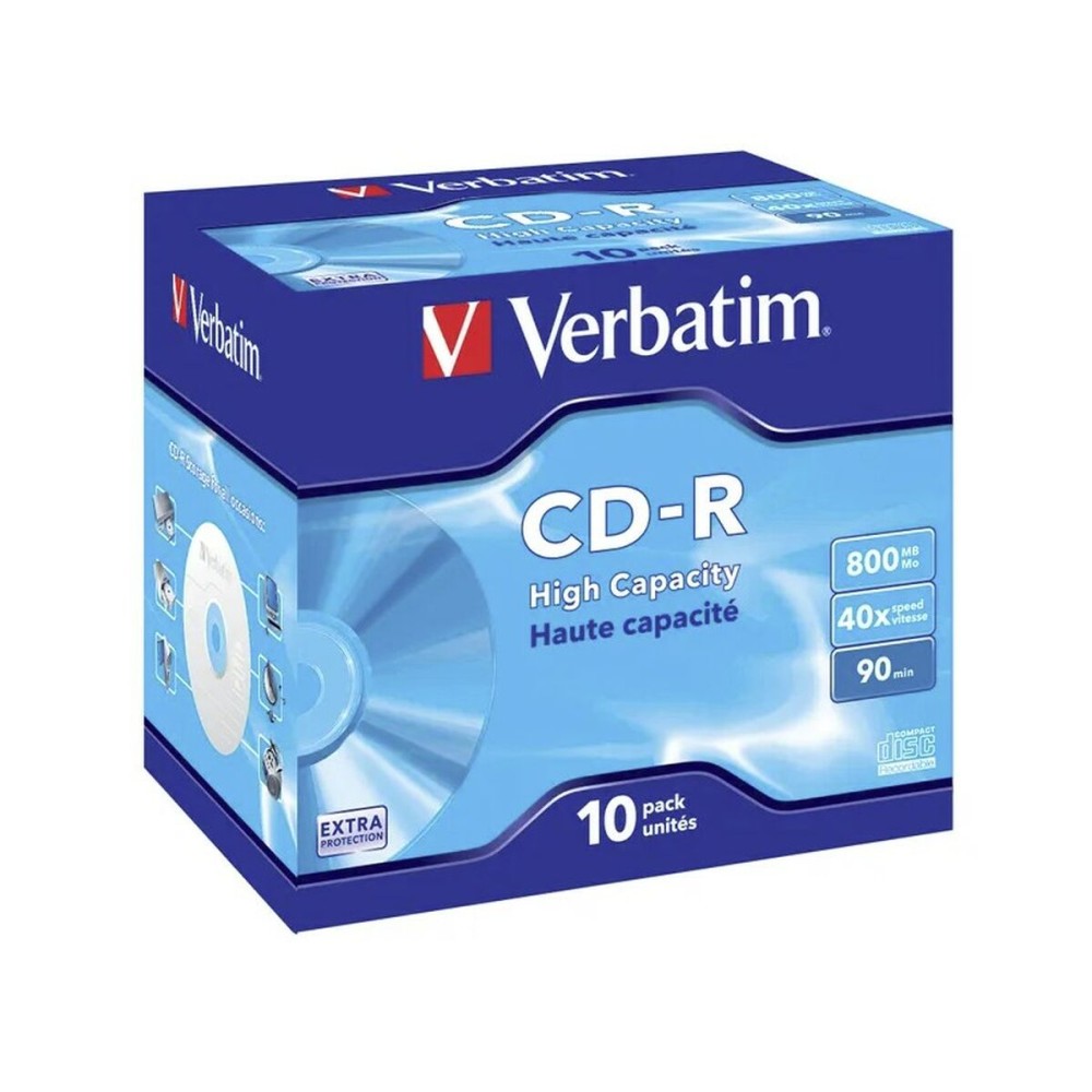 CD-R Verbatim 800 MB 40x (x10)
