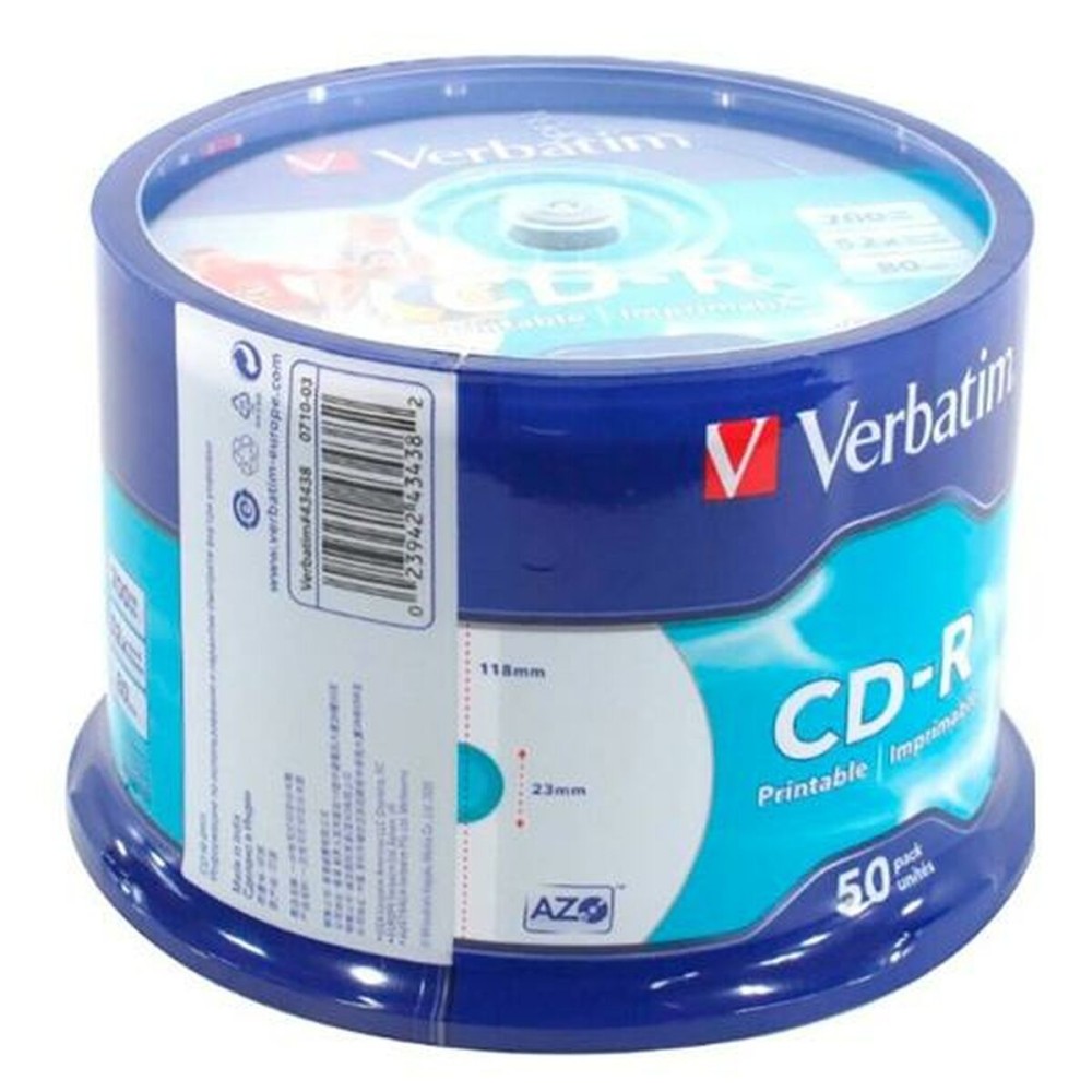 CD-R Verbatim 700 MB 52x (4 Μονάδες)