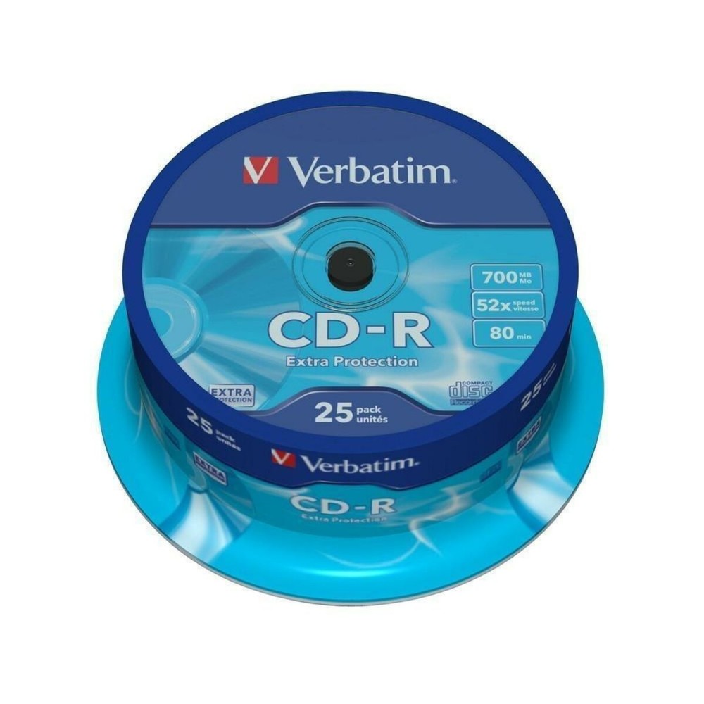 CD-R Verbatim Extra Protection 700 MB 52x 25 Τεμάχια (8 Μονάδες)