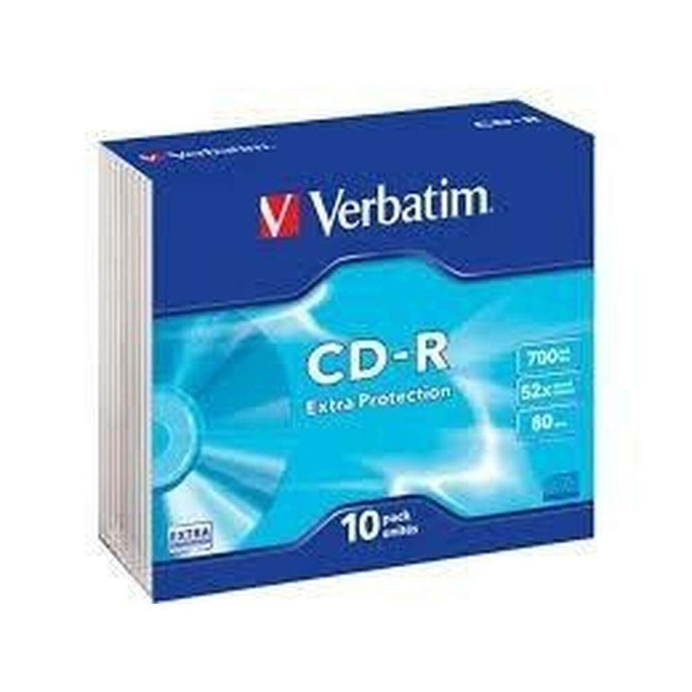 CD-R Verbatim Extra Protection 700 MB 52x 10 Τεμάχια (x10)