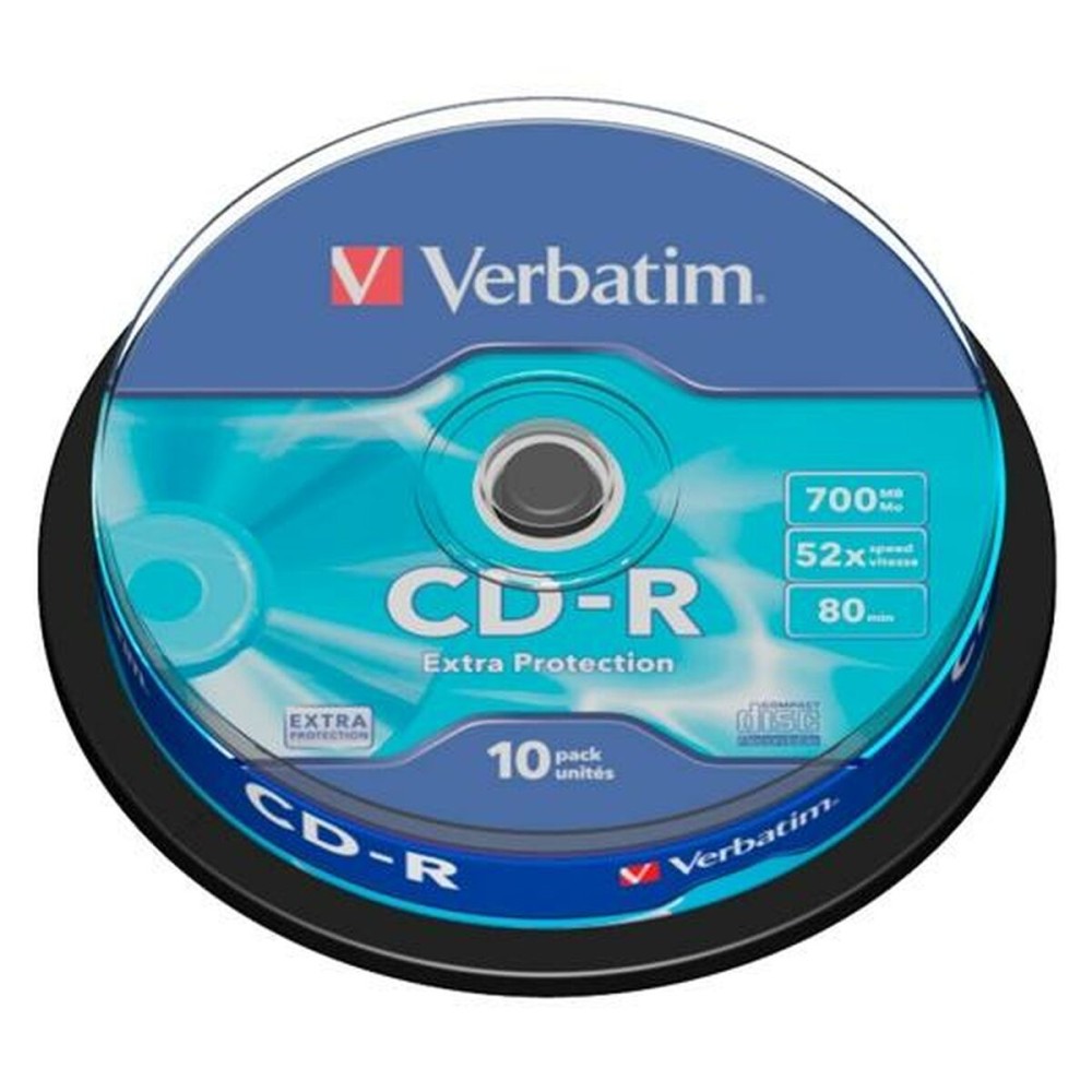 CD-R Verbatim EXTRA PROTECTION 700 MB 52x 10 Τεμάχια (20 Μονάδες)
