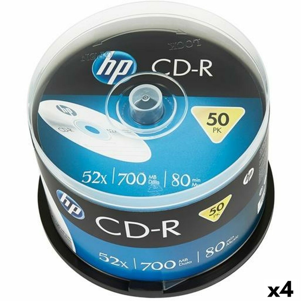 CD-R HP 700 MB 52x (4 Μονάδες)