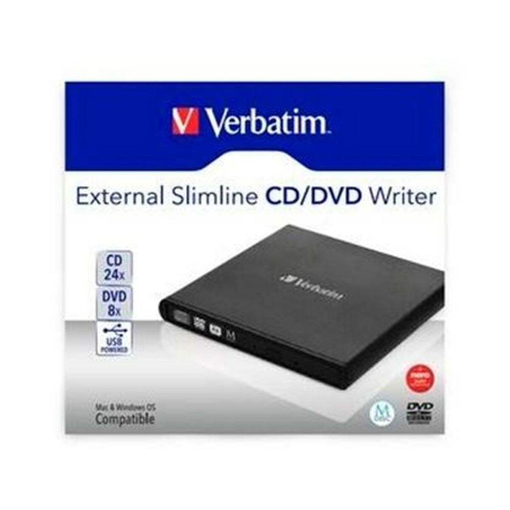 Συσκευή Ανάγνωσης CD/DVD Verbatim SLIMLINE (4 Μονάδες)