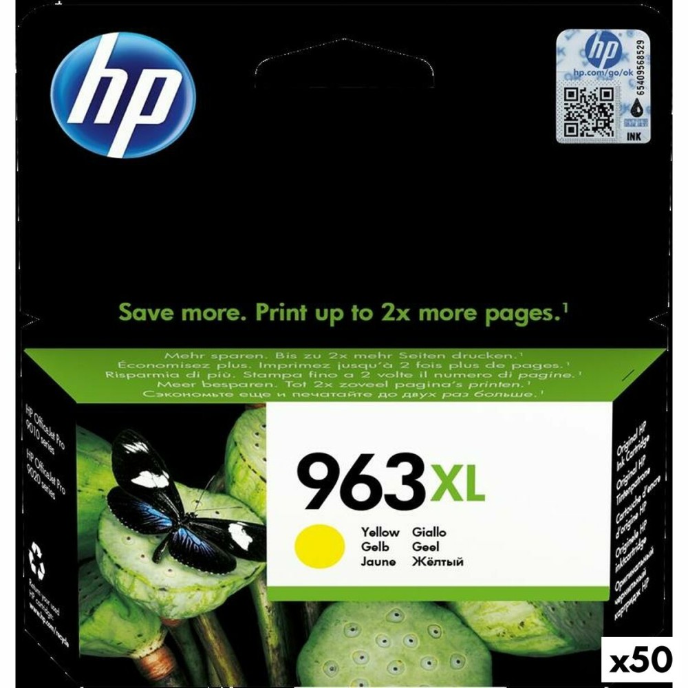 Αυθεντικό Φυσίγγιο μελάνης HP 963XL Κίτρινο (50 Μονάδες)