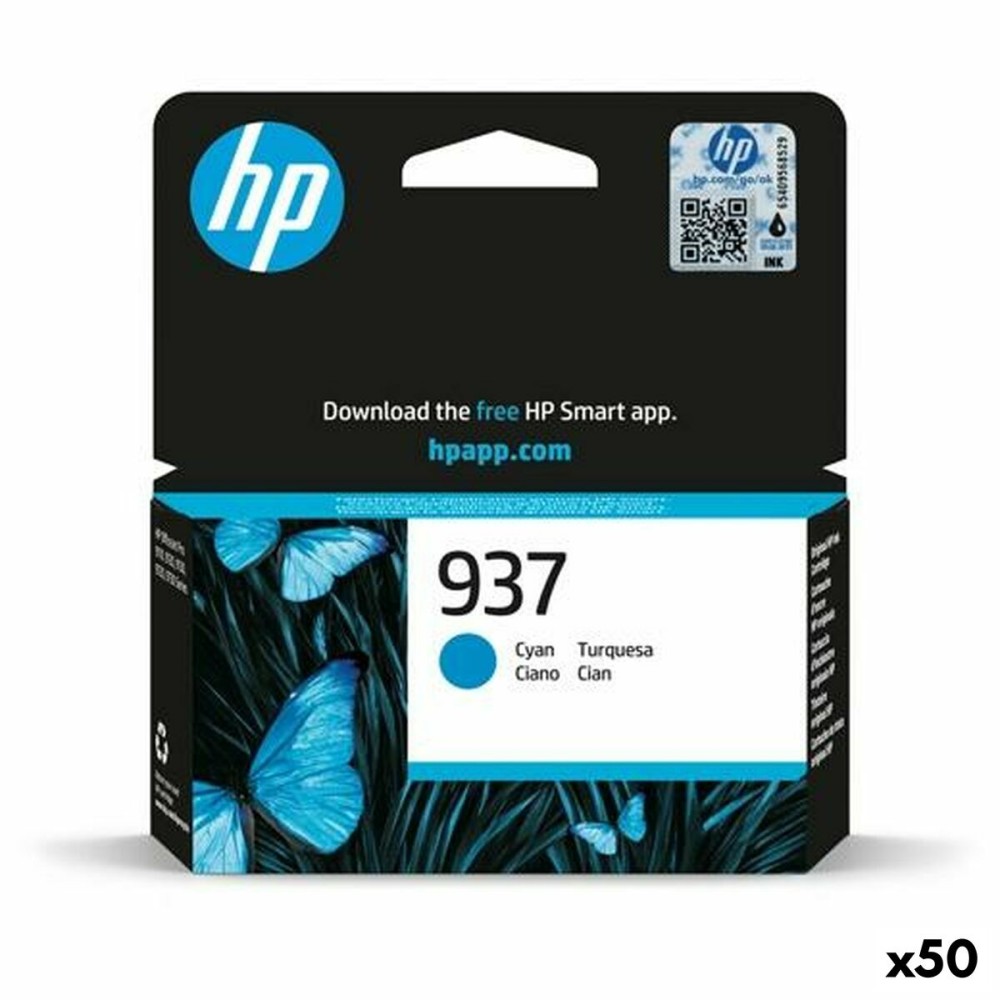 Αυθεντικό Φυσίγγιο μελάνης HP 937 Κυανό (50 Μονάδες)