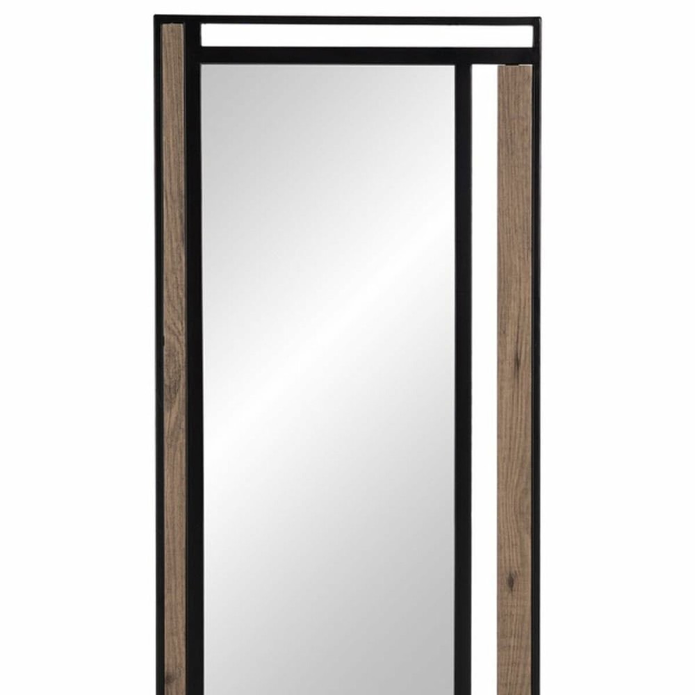 Τοίχο καθρέφτη Μαύρο Μπεζ 45 x 2 x 100 cm