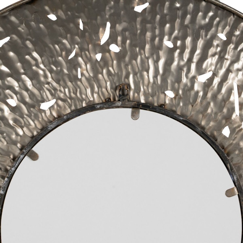 Τοίχο καθρέφτη Χρυσό Κρυστάλλινο Σίδερο 76,5 x 7 x 76,5 cm