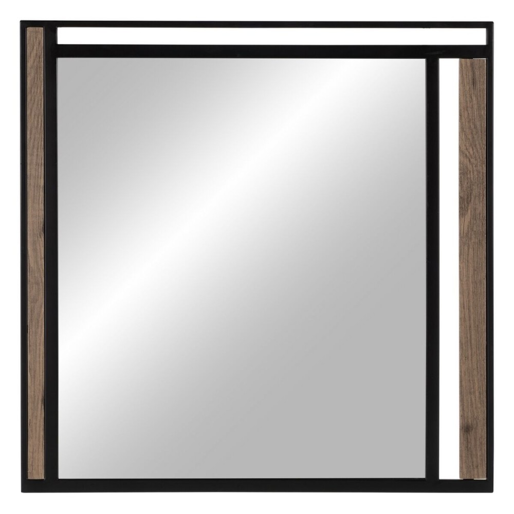 Τοίχο καθρέφτη Μαύρο Μπεζ 70 x 2 x 70 cm