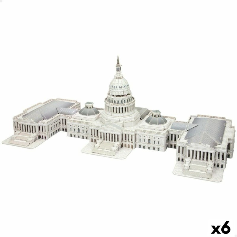 3D Παζλ Colorbaby Capitolio 126 Τεμάχια 52,5 x 20,5 x 23,5 cm (x6)