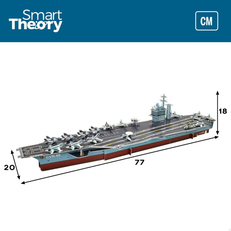 3D Παζλ Colorbaby Nimitz Αεροπλανοφόρο 67 Τεμάχια 77 x 18 x 20 cm (x6)
