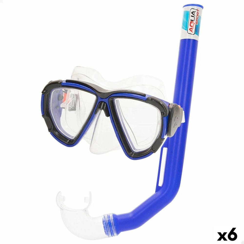 Γυαλιά Καταδύσεων με Σωλήνα Colorbaby Aqua Sport Ενήλικες (x6)