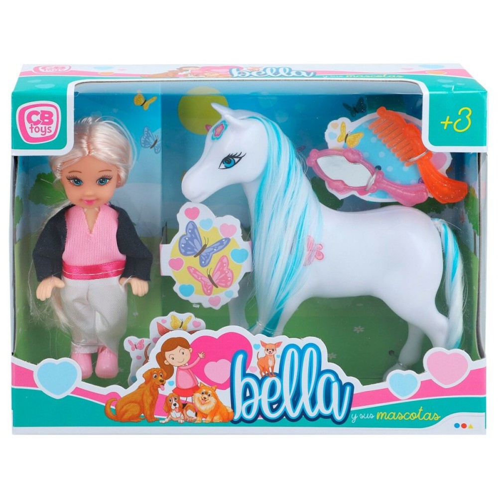 Κούκλα Colorbaby Bella Άλογο 13 x 14 x 4,5 cm (x6)