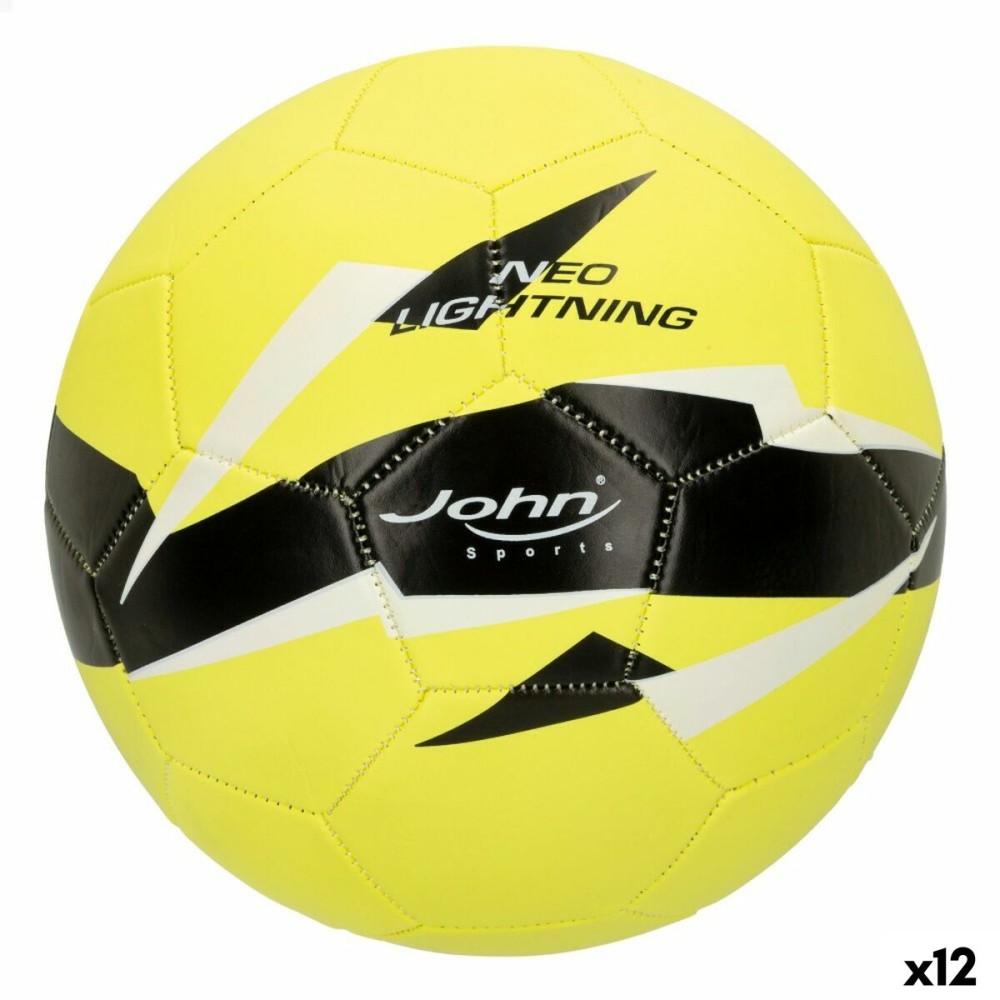 Μπάλα Ποδοσφαίρου John Sports World Star 5 Ø 22 cm Συνθετικό Δέρμα (12 Μονάδες)