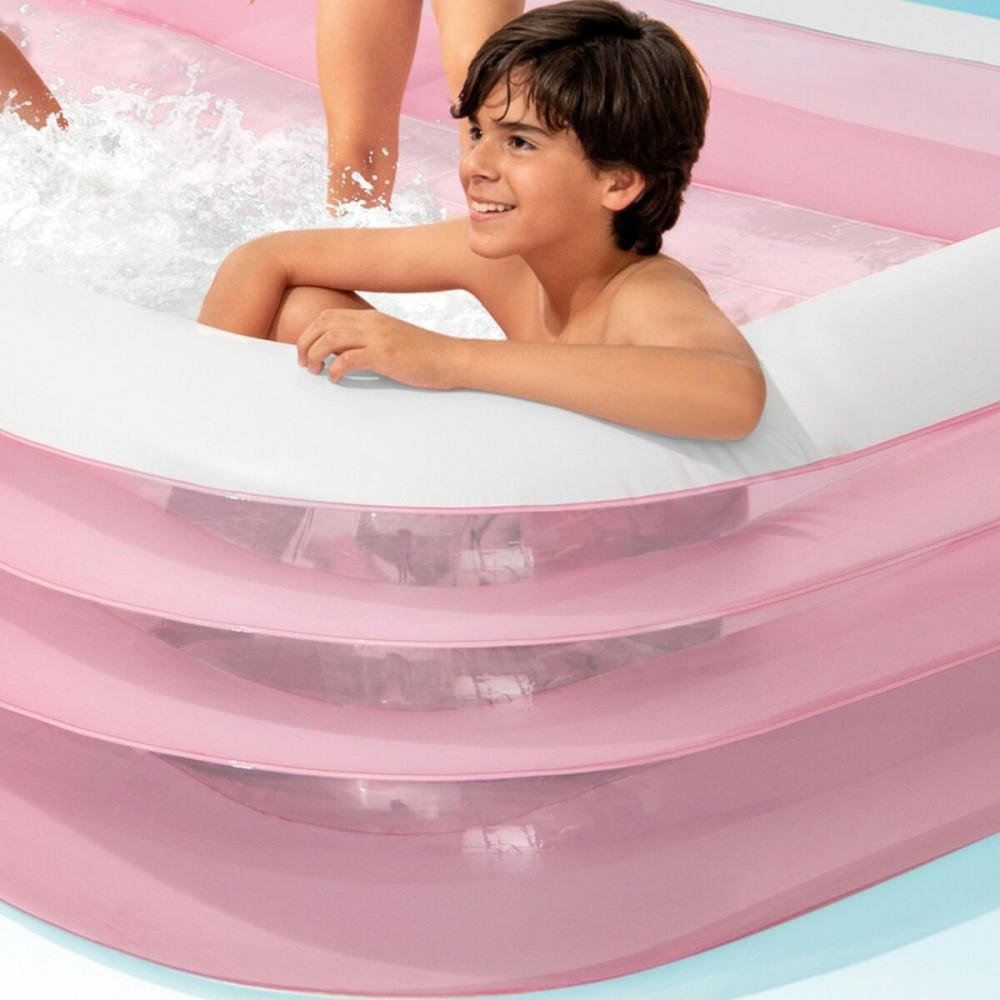 Παιδική πισίνα Intex Ροζ 1050 L 305 x 56 x 183 cm (x2)
