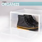 Stackable shoe box Max Home Λευκό x6 πολυπροπυλένιο ABS 35 x 18,5 x 27 cm