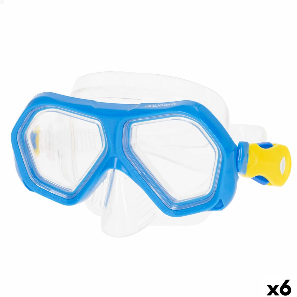 Γυαλιά κατάδυσης AquaSport Μπλε (x6)