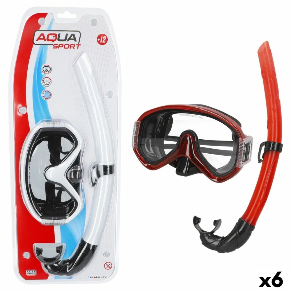 Γυαλιά Καταδύσεων με Σωλήνα AquaSport (x6)