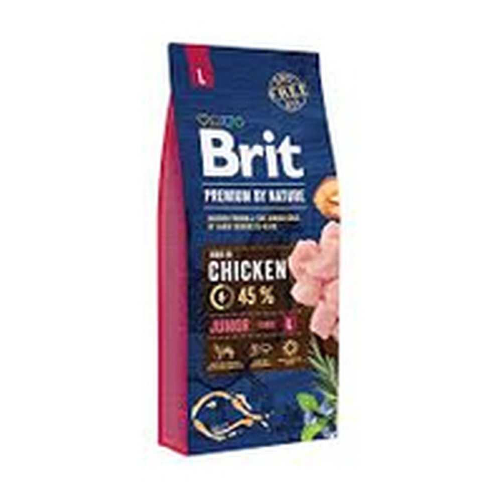 Φαγητό για ζώα Brit Premium Κουτάβι / Junior Κοτόπουλο 15 kg