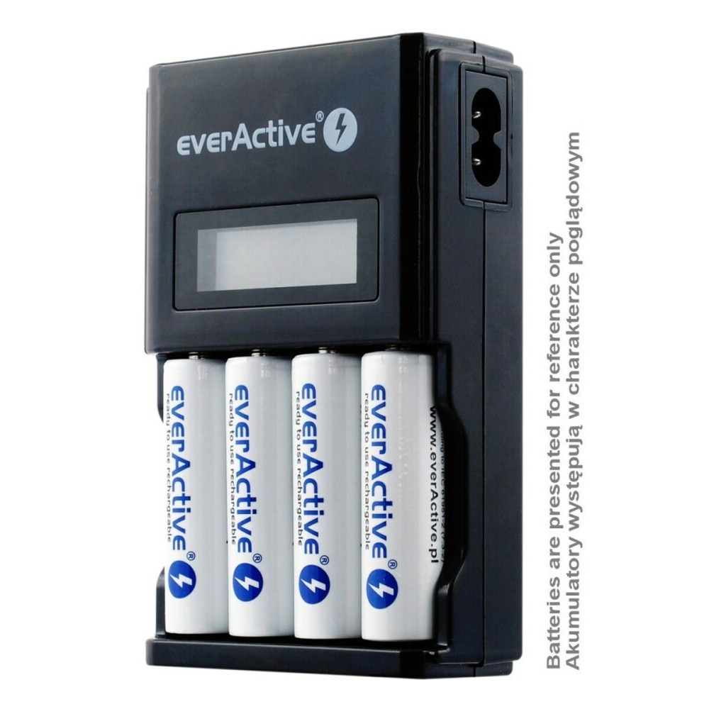 Φορτιστής Μπαταρίας EverActive NC450B Μπαταρίες x 4