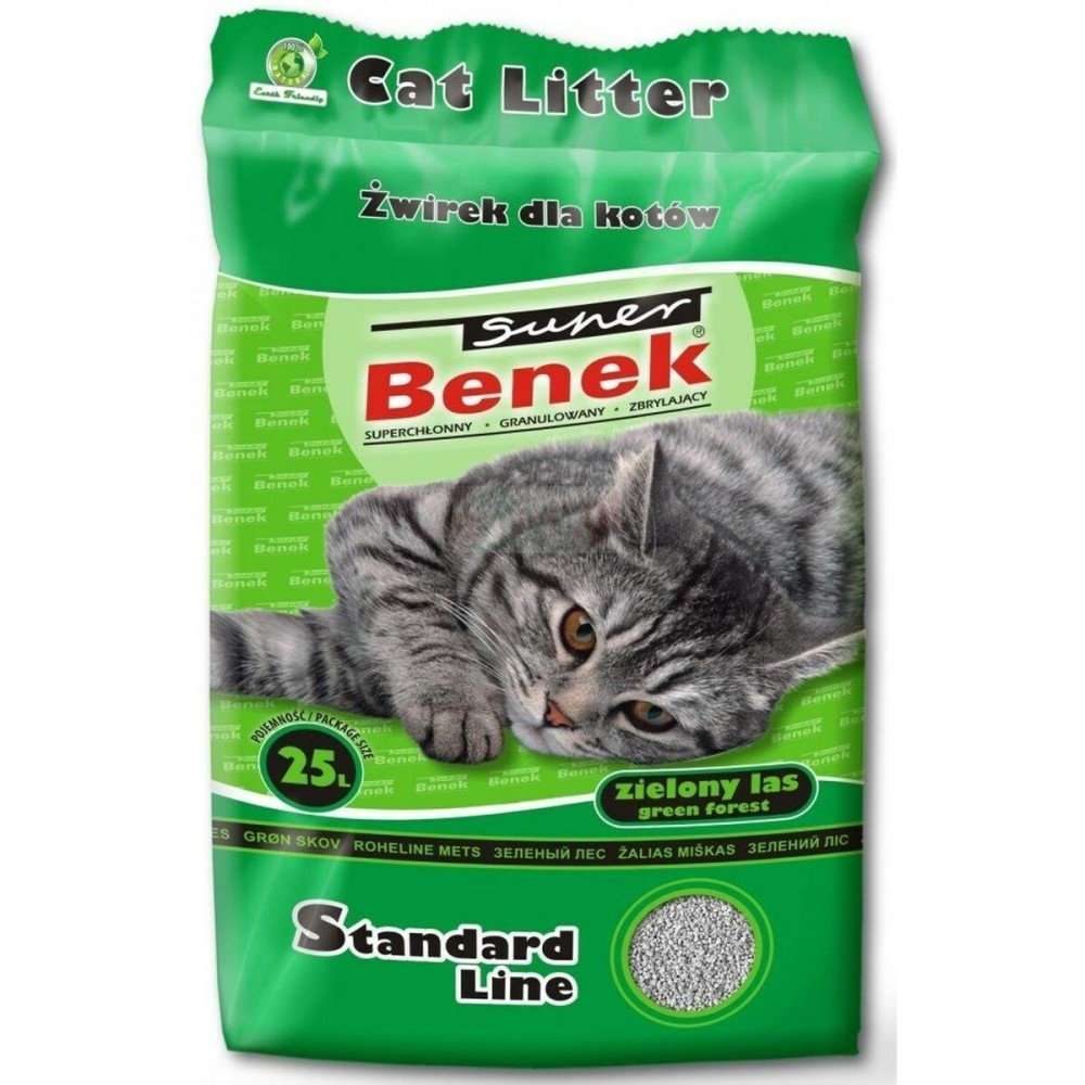 Αμμος για Γάτες Super Benek Standard Δάσος 25 L