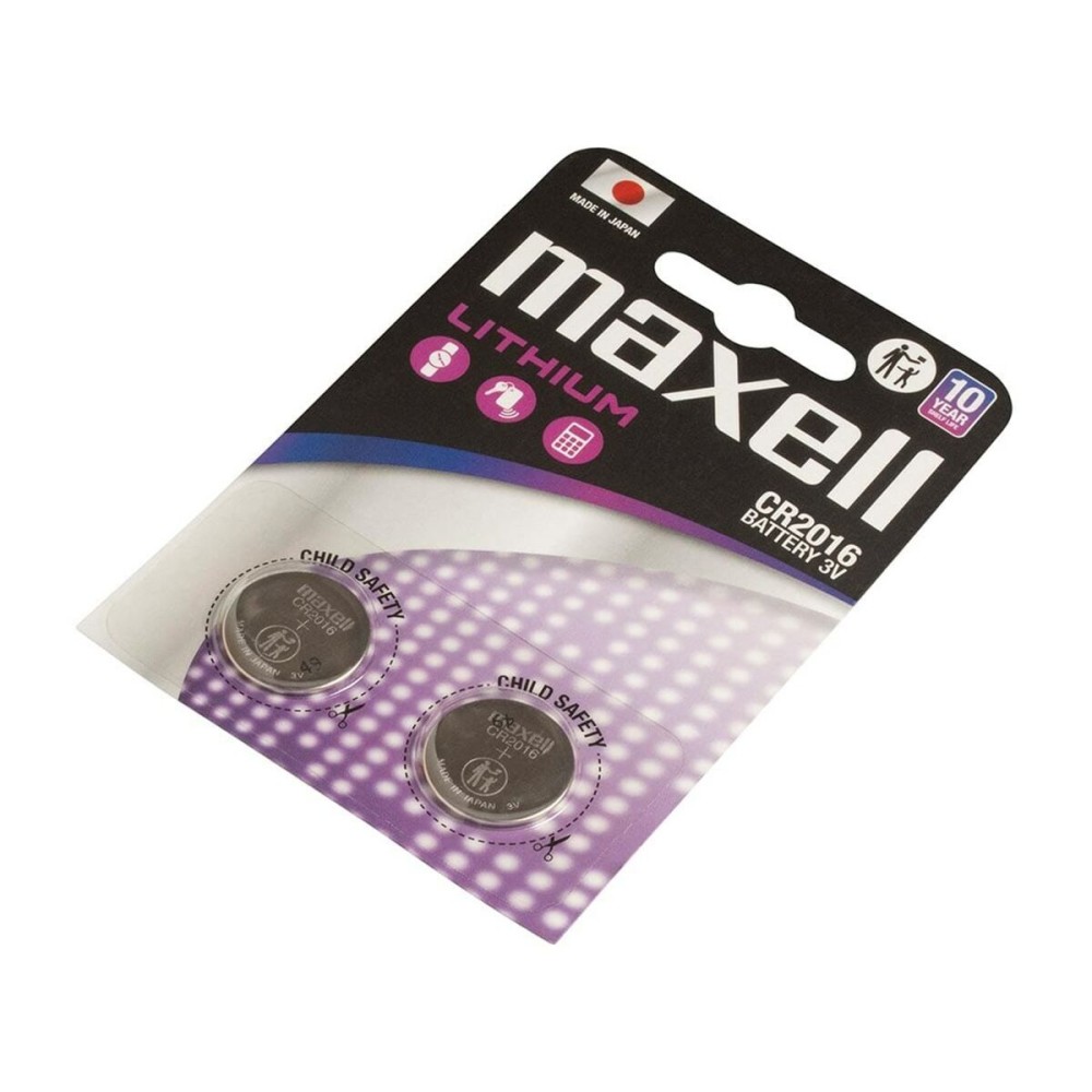 Μπαταρία Λιθίου Maxell CR2016 90 mAh 3 V (x2)