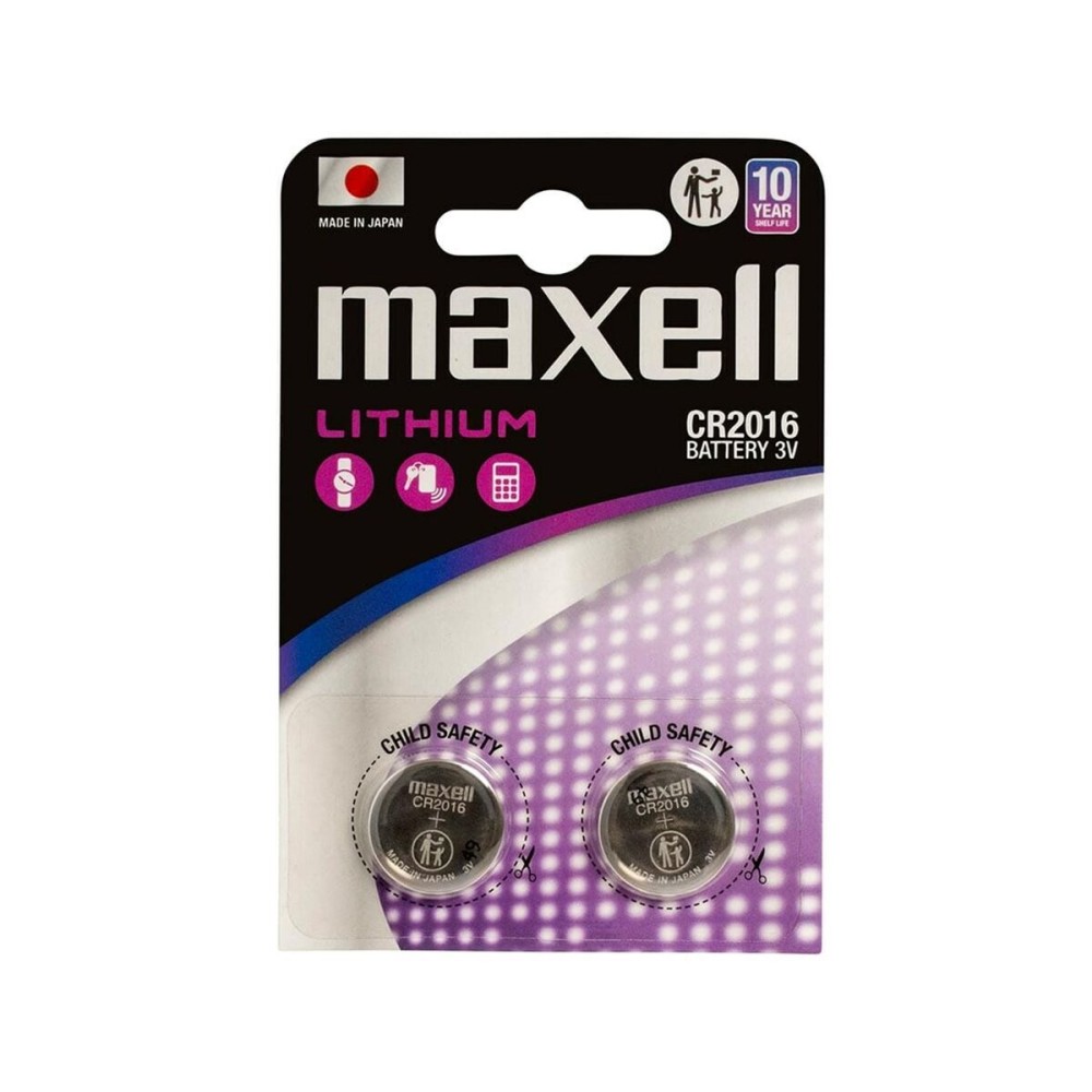 Μπαταρία Λιθίου Maxell CR2016 90 mAh 3 V (x2)