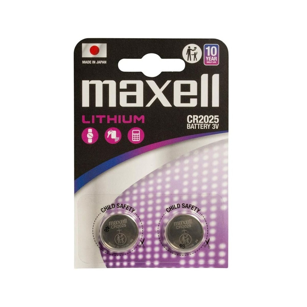 Μπαταρία Λιθίου Maxell CR2025 170 mAh 3 V (x2)