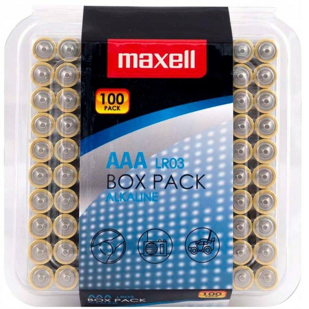 Μπαταρίες Maxell 100PK BOX 1,5 V (100 Μονάδες)