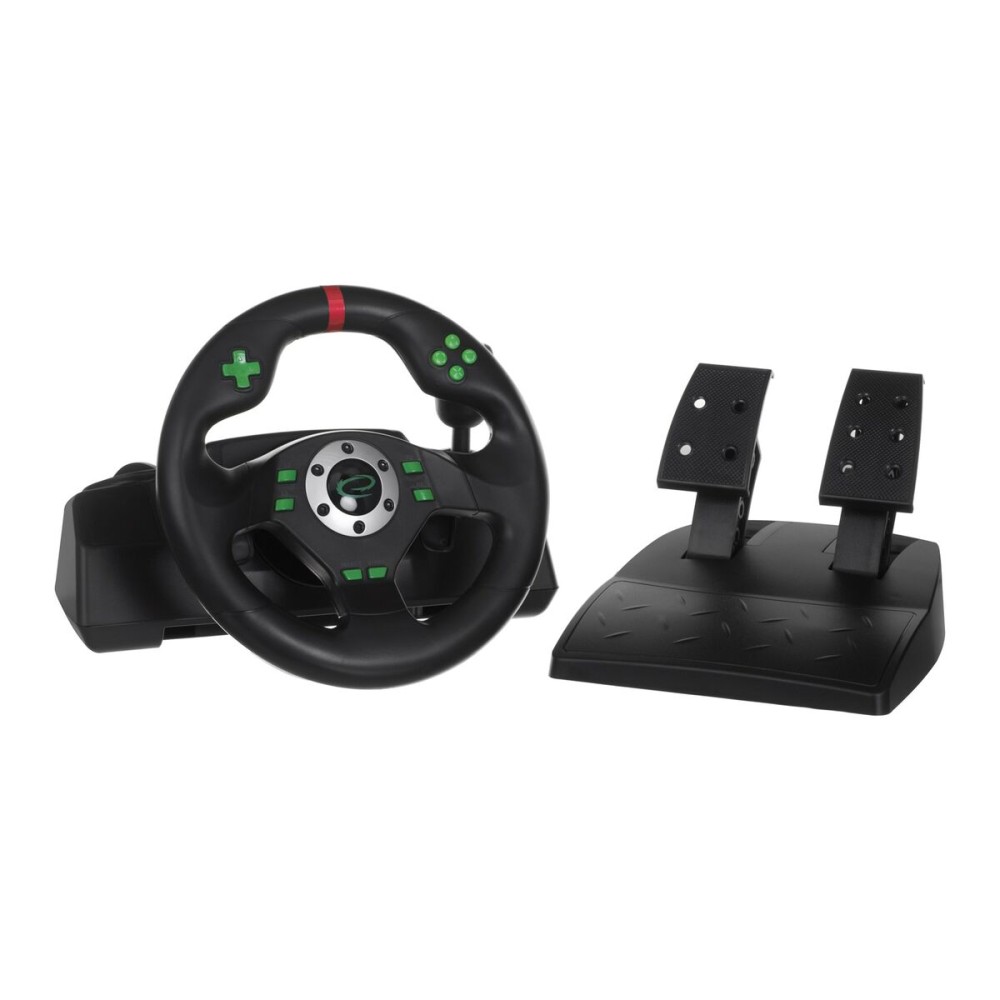 Τιμόνι Racing Esperanza EGW101 Πεντάλ Μαύρο Πράσινο PlayStation 3