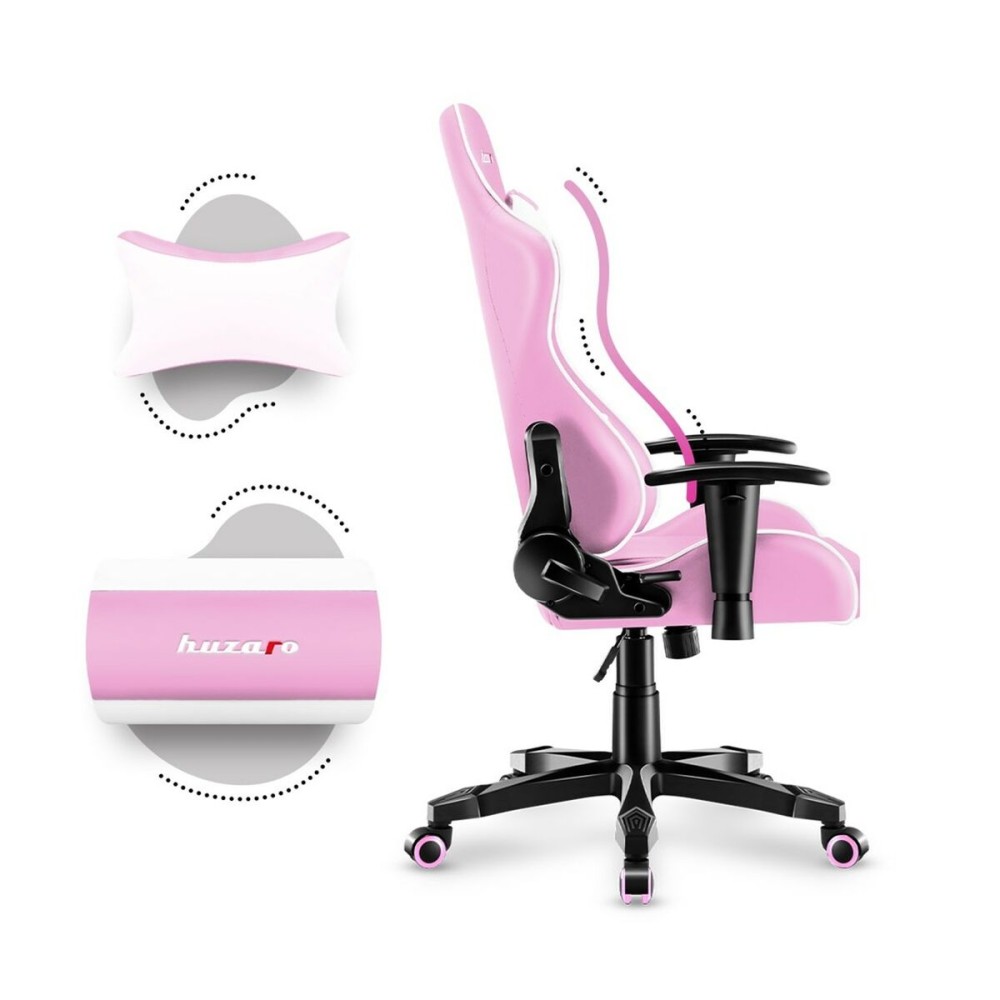 Καρέκλα Παιχνιδιού Huzaro HZ-Ranger 6.0 Pink Λευκό
